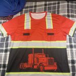 Pocket sew on chest - Personalized Name And Color Semi Truck Uniform All Over Printed Clothes AD882 photo review