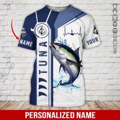 Custom Text Tuna Fishing Hoodie - photo 10