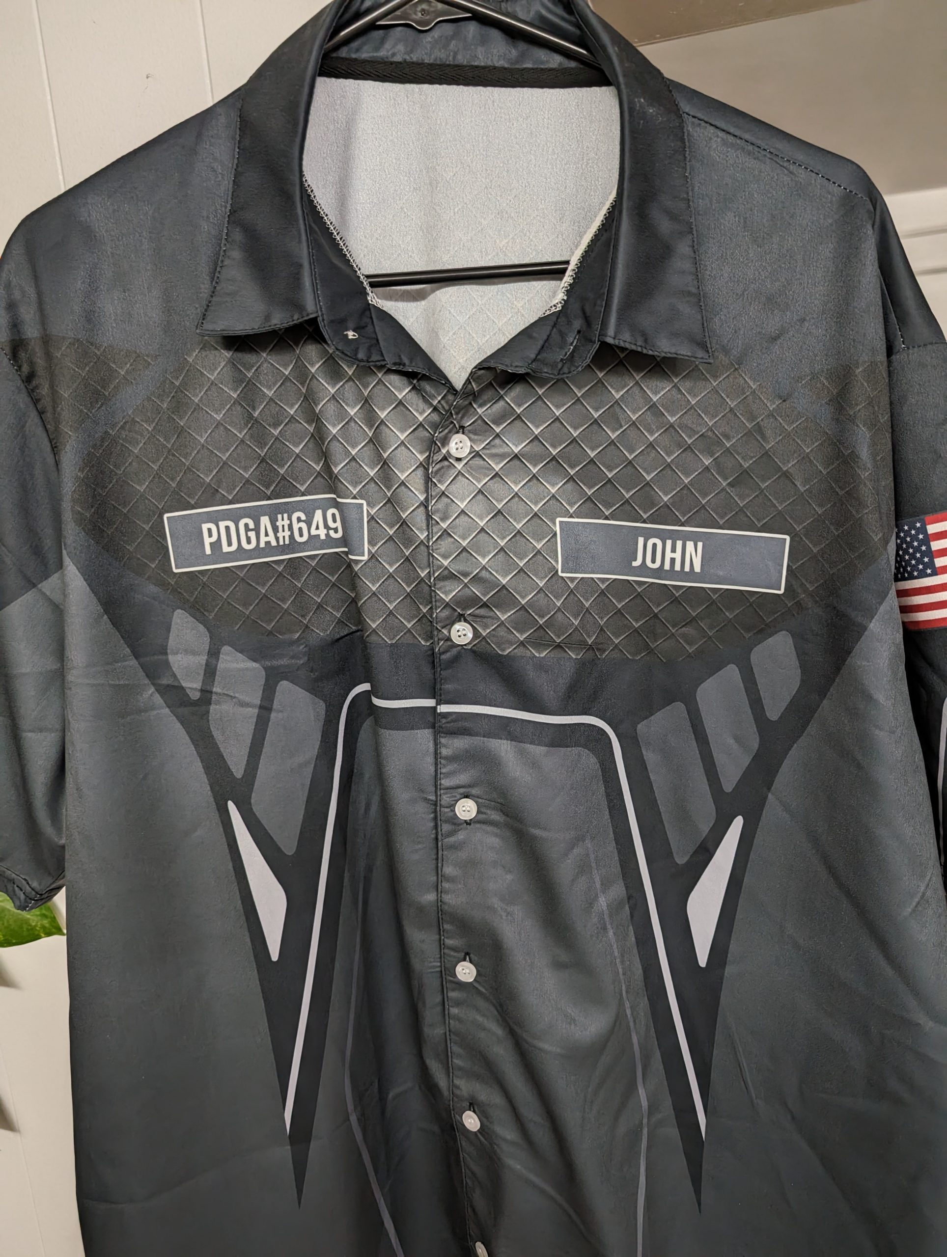Click to view full screen Custom Name And Color Workwear Uniform All Over Printed Clothes NJ818 photo review