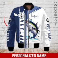 Custom Text Tuna Fishing Hoodie - photo 24