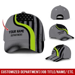 Custom Name and Department American Flag Full - photo 13