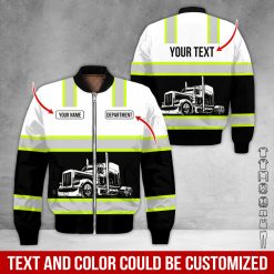 Full Color Custom Name Semi Truck All Over Print Shirt - photo 440