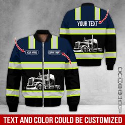 Full Color Custom Name Semi Truck All Over Print Shirt - photo 444