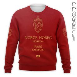 Custom Love Norway Passport Hoodie - photo 10