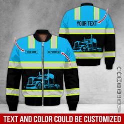 Full Color Custom Name Semi Truck All Over Print Shirt - photo 428