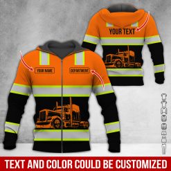 Full Color Custom Name Semi Truck All Over Print Shirt - photo 431