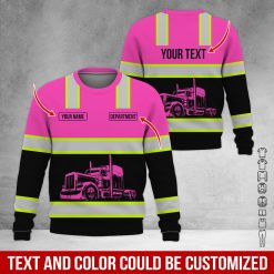 Full Color Custom Name Semi Truck All Over Print Shirt - photo 433