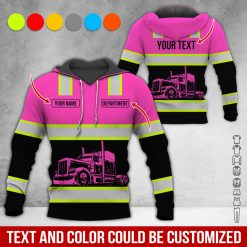 Full Color Custom Name Semi Truck All Over Print Shirt - photo 434