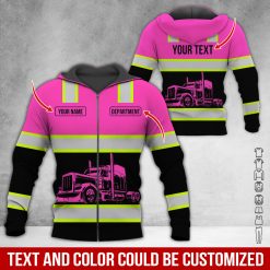 Full Color Custom Name Semi Truck All Over Print Shirt - photo 435