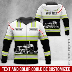 Full Color Custom Name Semi Truck All Over Print Shirt - photo 439