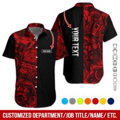 Custom Auto Mechanic All Over Printed Shirt - photo 64