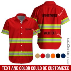 Custom Name and Text Firefighter Uniform 3D Hoodie - photo 87