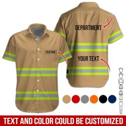 Custom Name and Text Firefighter Uniform 3D Hoodie - photo 93