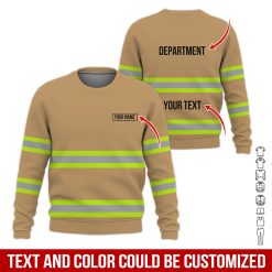 Custom Name and Text Firefighter Uniform 3D Hoodie - photo 94