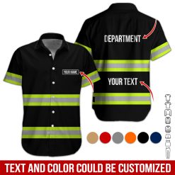 Custom Name and Text Firefighter Uniform 3D Hoodie - photo 82