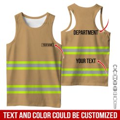 Custom Name and Text Firefighter Uniform 3D Hoodie - photo 98