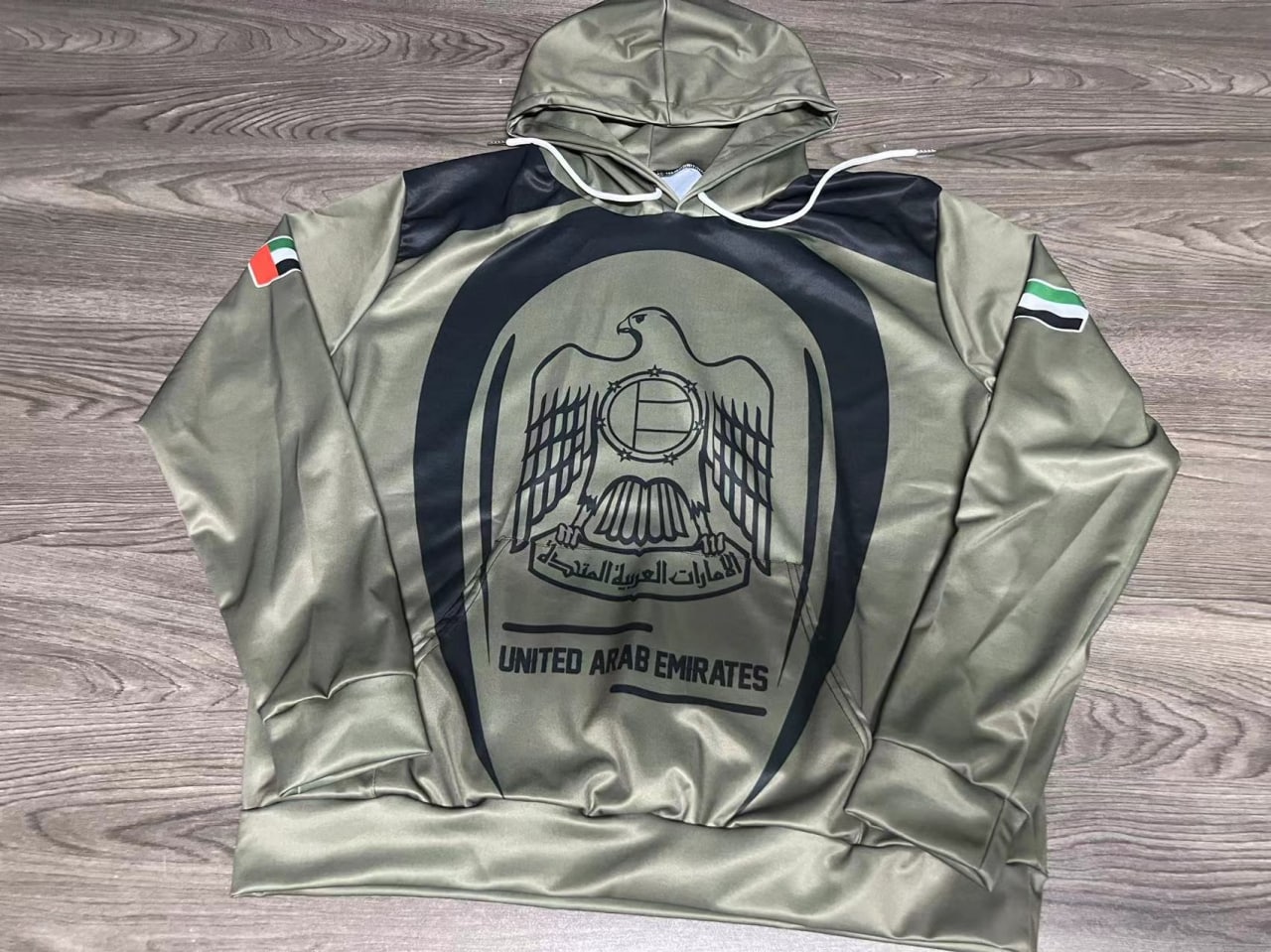 Click to view full screen Personalized Name Love UAE All Over Printed Clothes AY469 photo review