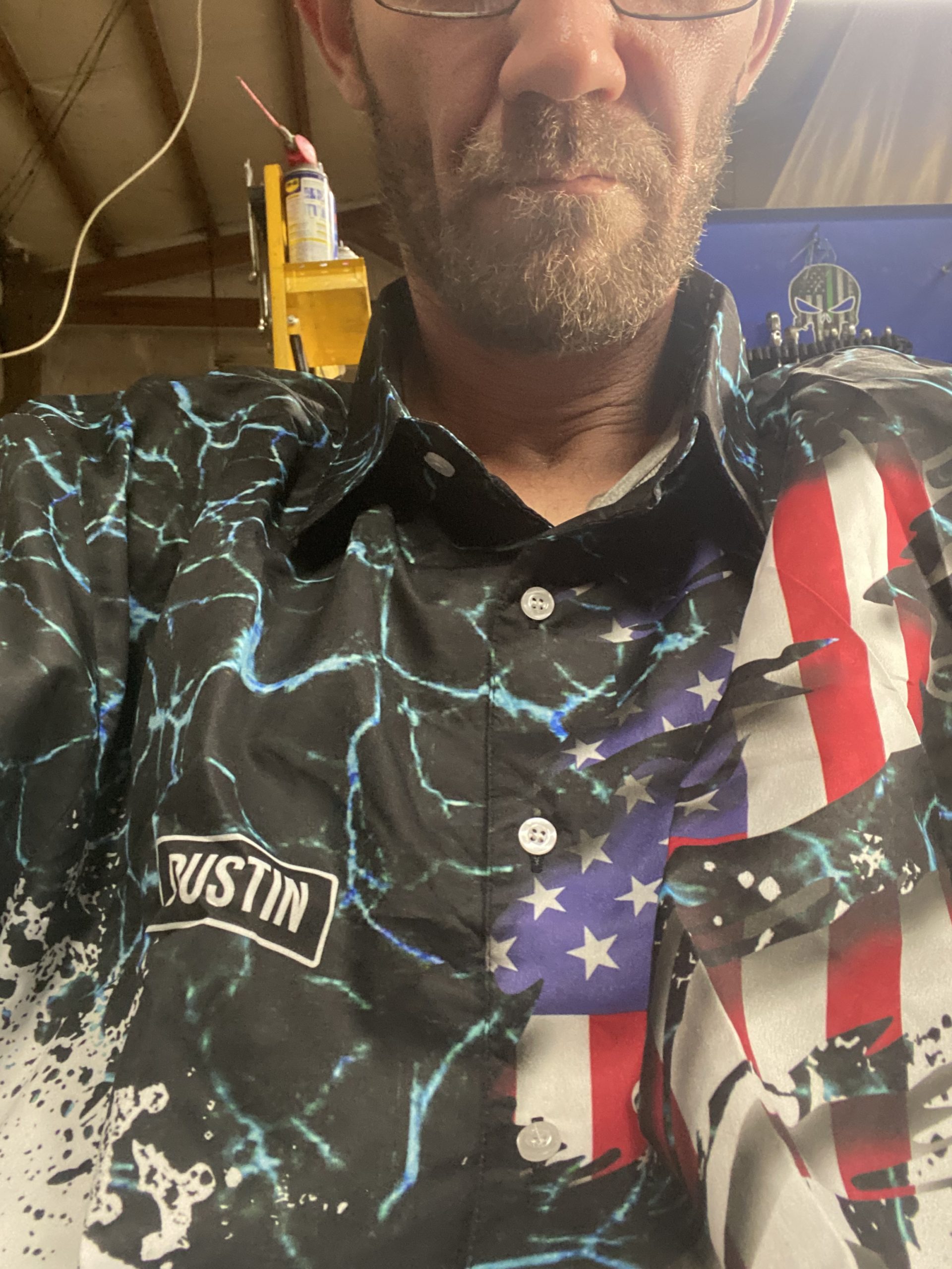 Click to view full screen Customized Workwear Style Uniform 3D All Over Printed Clothes SC606 photo review