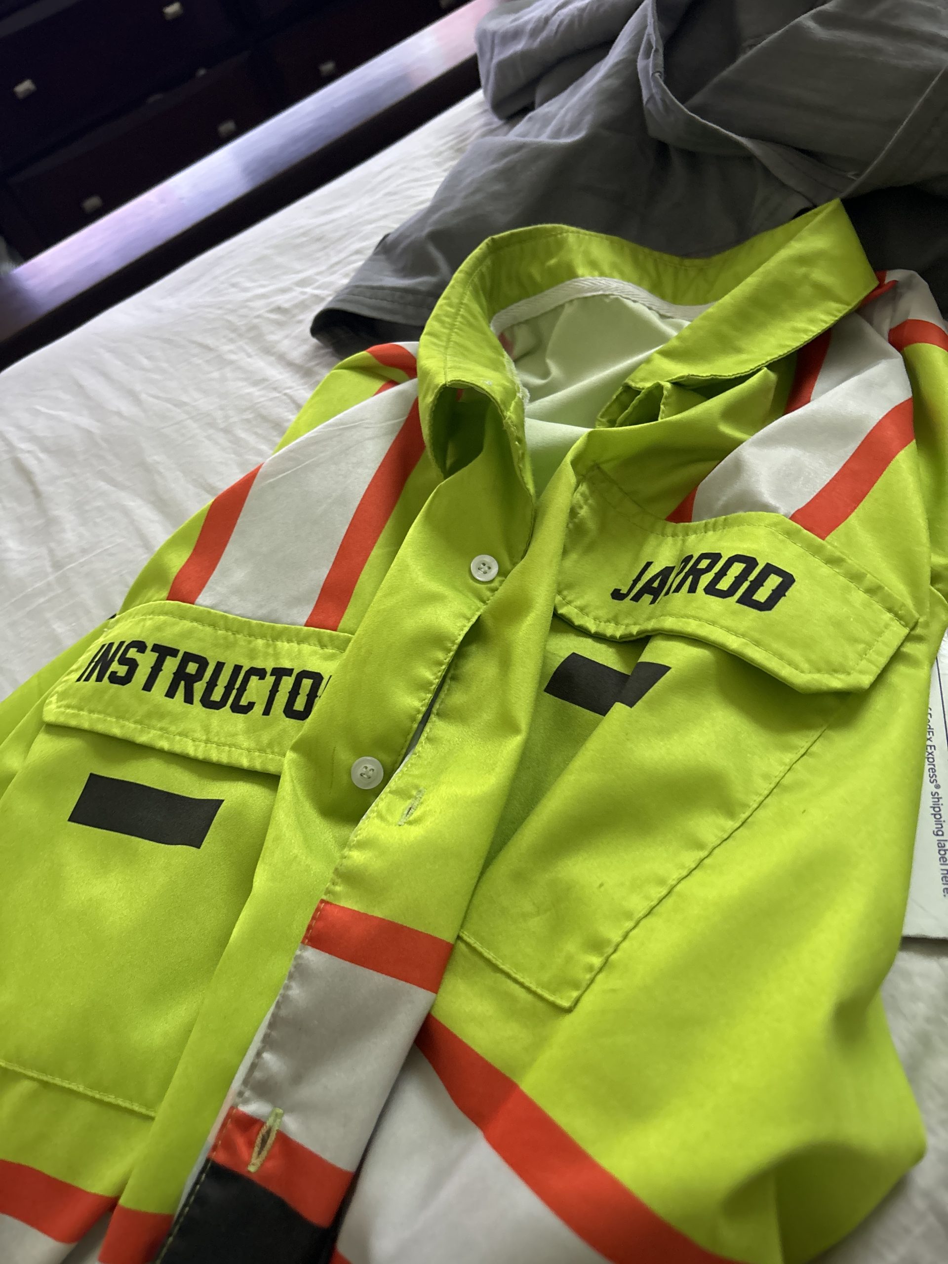 Click to view full screen Customized Name Full Color Semi Truck All Over Printed Clothes GG989 photo review