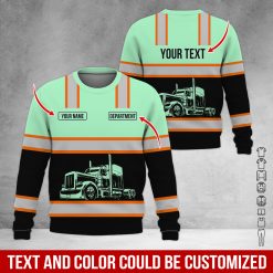 Full Color Custom Name Semi Truck All Over Print Shirt - photo 445