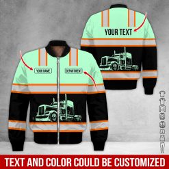 Full Color Custom Name Semi Truck All Over Print Shirt - photo 448