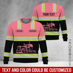 Full Color Custom Name Semi Truck All Over Print Shirt - photo 449