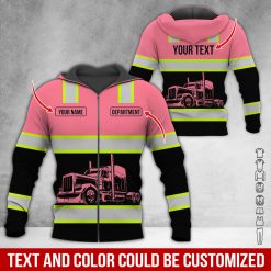 Full Color Custom Name Semi Truck All Over Print Shirt - photo 451
