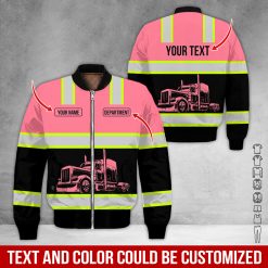 Full Color Custom Name Semi Truck All Over Print Shirt - photo 452