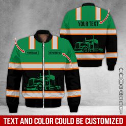 Full Color Custom Name Semi Truck All Over Print Shirt - photo 456