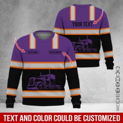 Full Color Custom Name Semi Truck All Over Print Shirt - photo 457