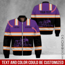 Full Color Custom Name Semi Truck All Over Print Shirt - photo 460