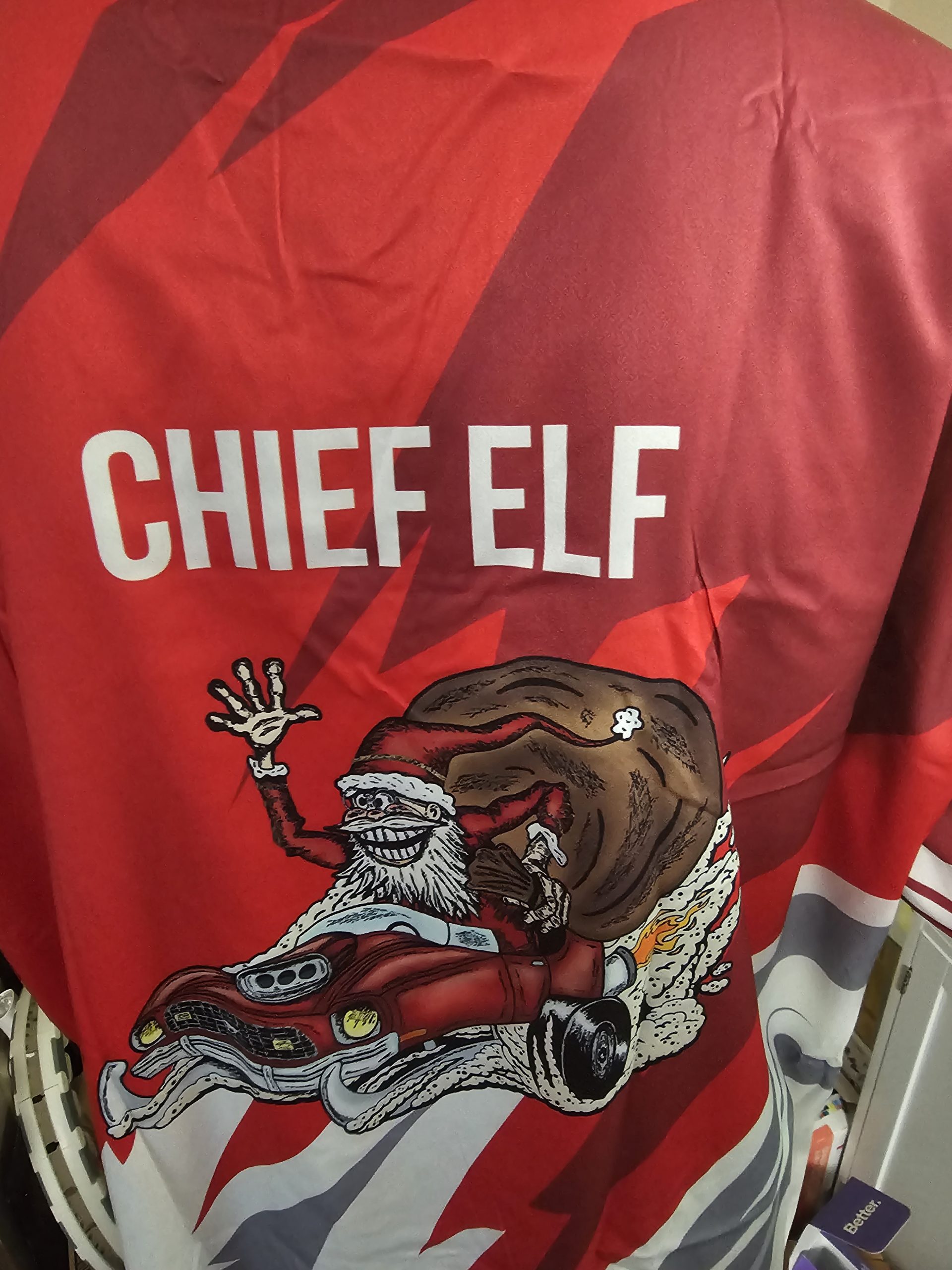 Click to view full screen Customized Name And Color All Over Printed Clothes AY604 photo review