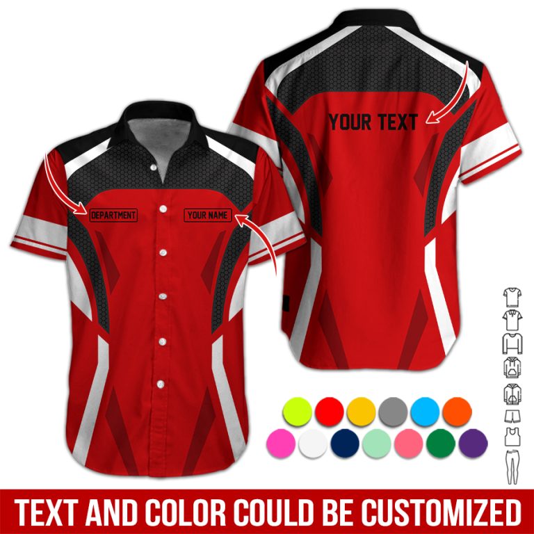 Custom Name Workwear Style Printed Clothes | Azfancy