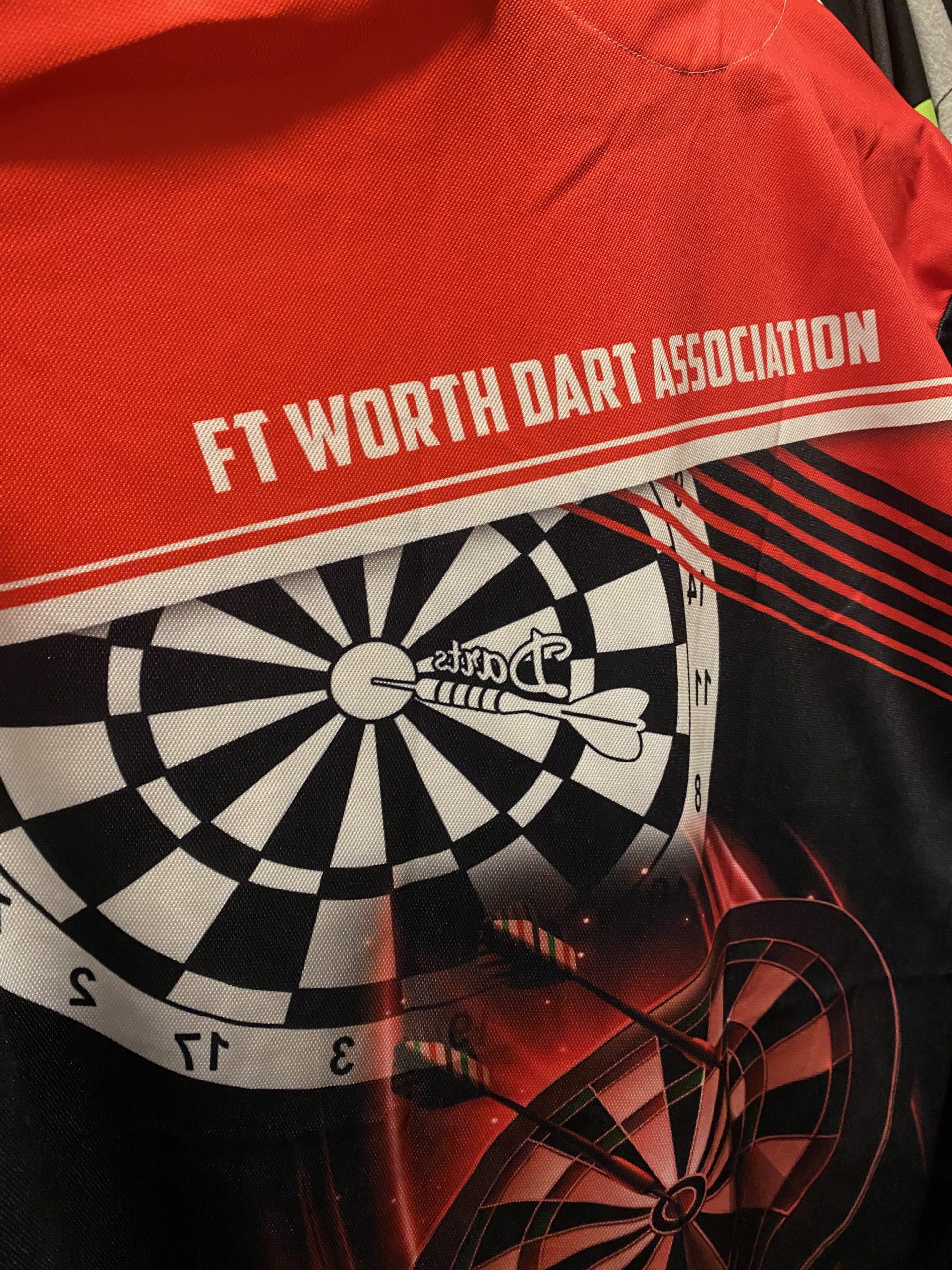 Click to view full screen Personalized Name Darts Team Is My Life 3D All Over Printed Clothes GE511 photo review