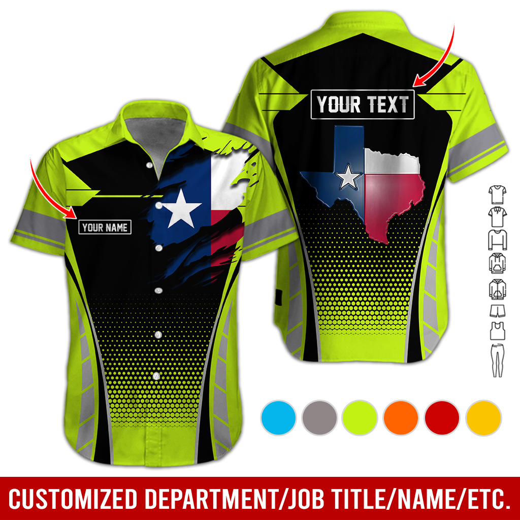 Click to view full screen Persionalized Name Love Texas 3D All Over Printed Clothes IU203 photo review