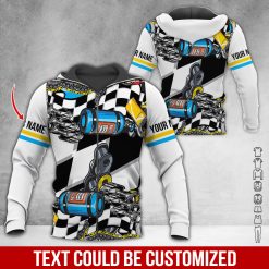 Custom Name Racing Sports Hoodie - photo 29