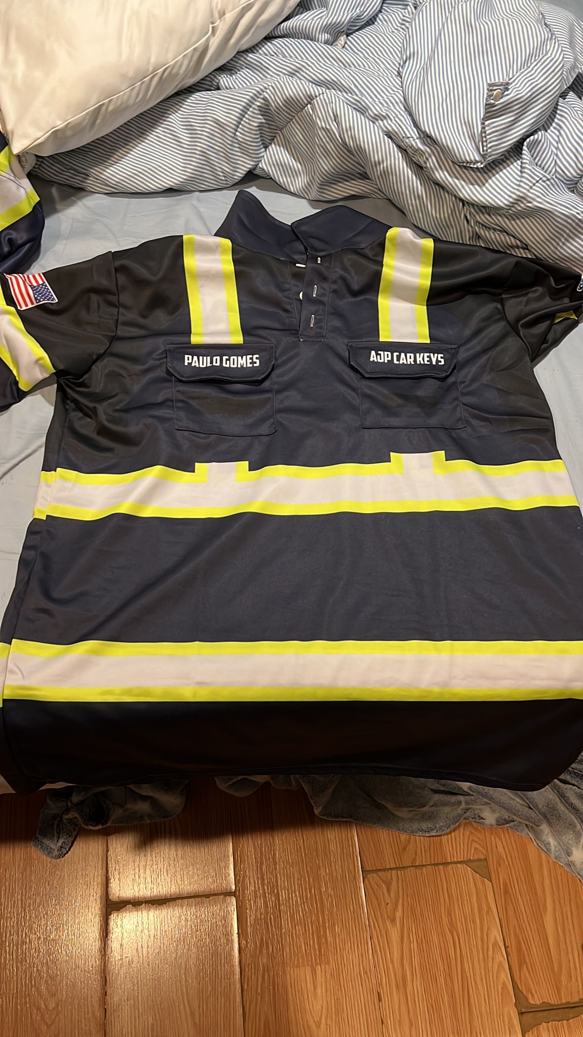 Click to view full screen Pocket-Customized Name And Text Uniform All Over Printed Clothes SH723 photo review