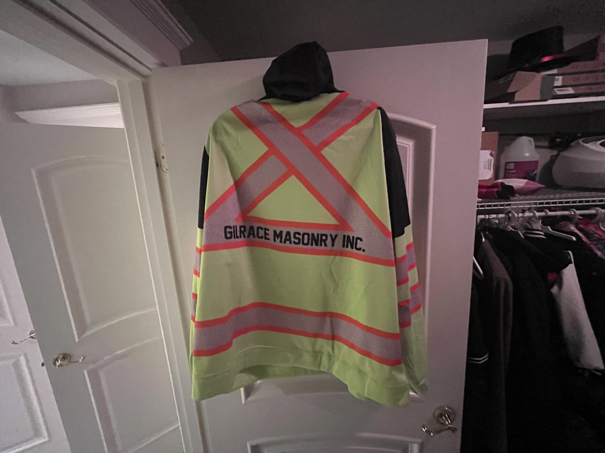 Click to view full screen Customized Name And Text Uniform All Over Printed Clothes GE749 photo review