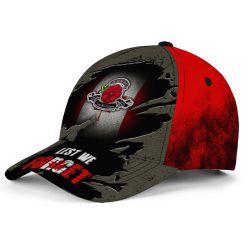 Lest We Forget Poppy Canada Flag Hat Honoring - photo 6