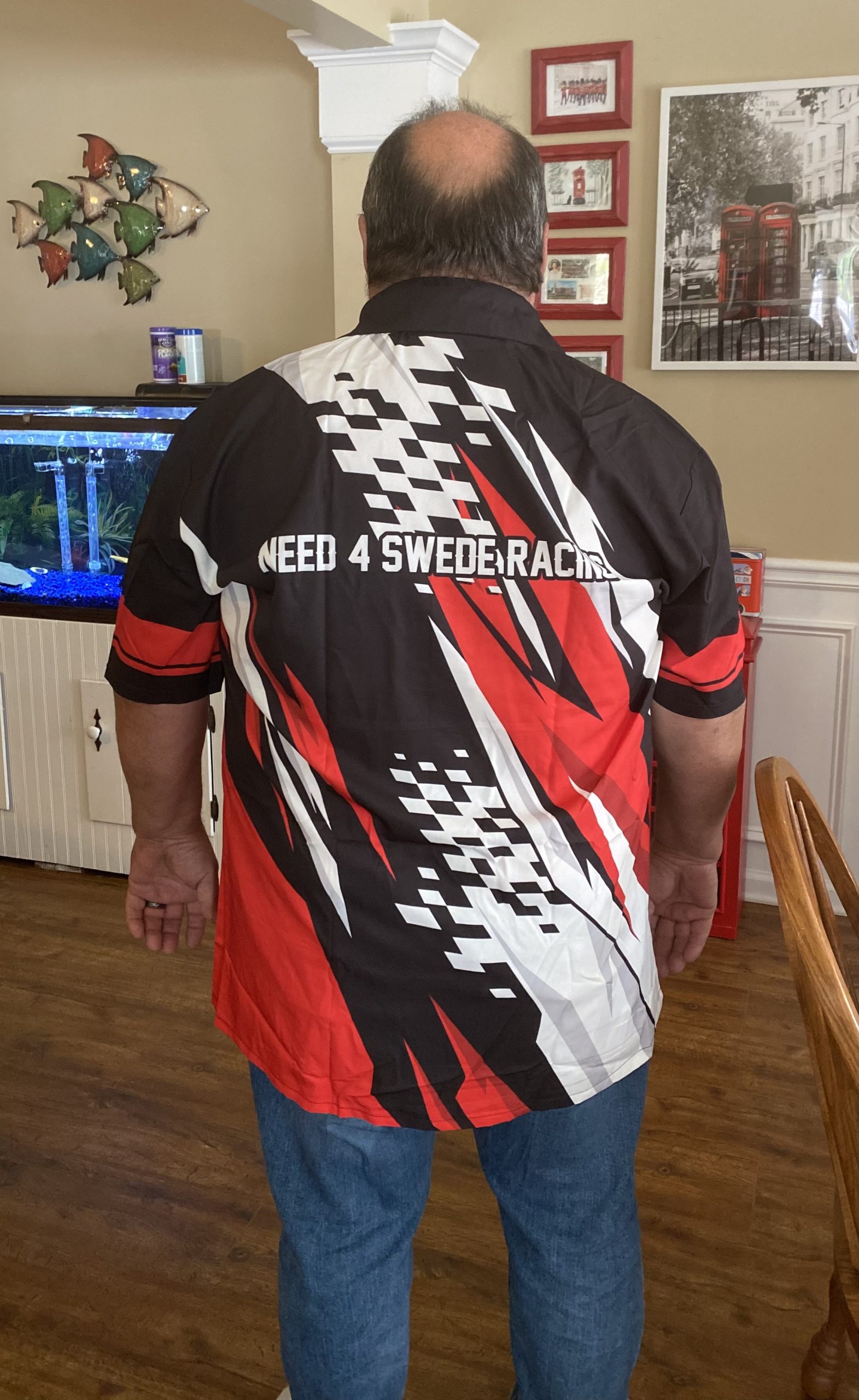 Click to view full screen Custom Text Uniform Full Colors All Over Printed Clothes GH194 photo review