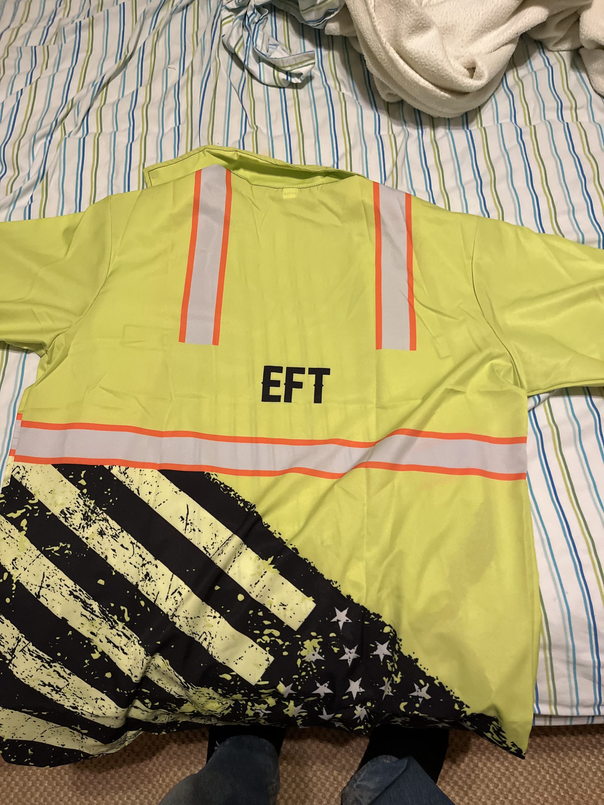 Click to view full screen Pesonalized Name And Department Heavy Equipment All Over Printed Clothes FA124 photo review