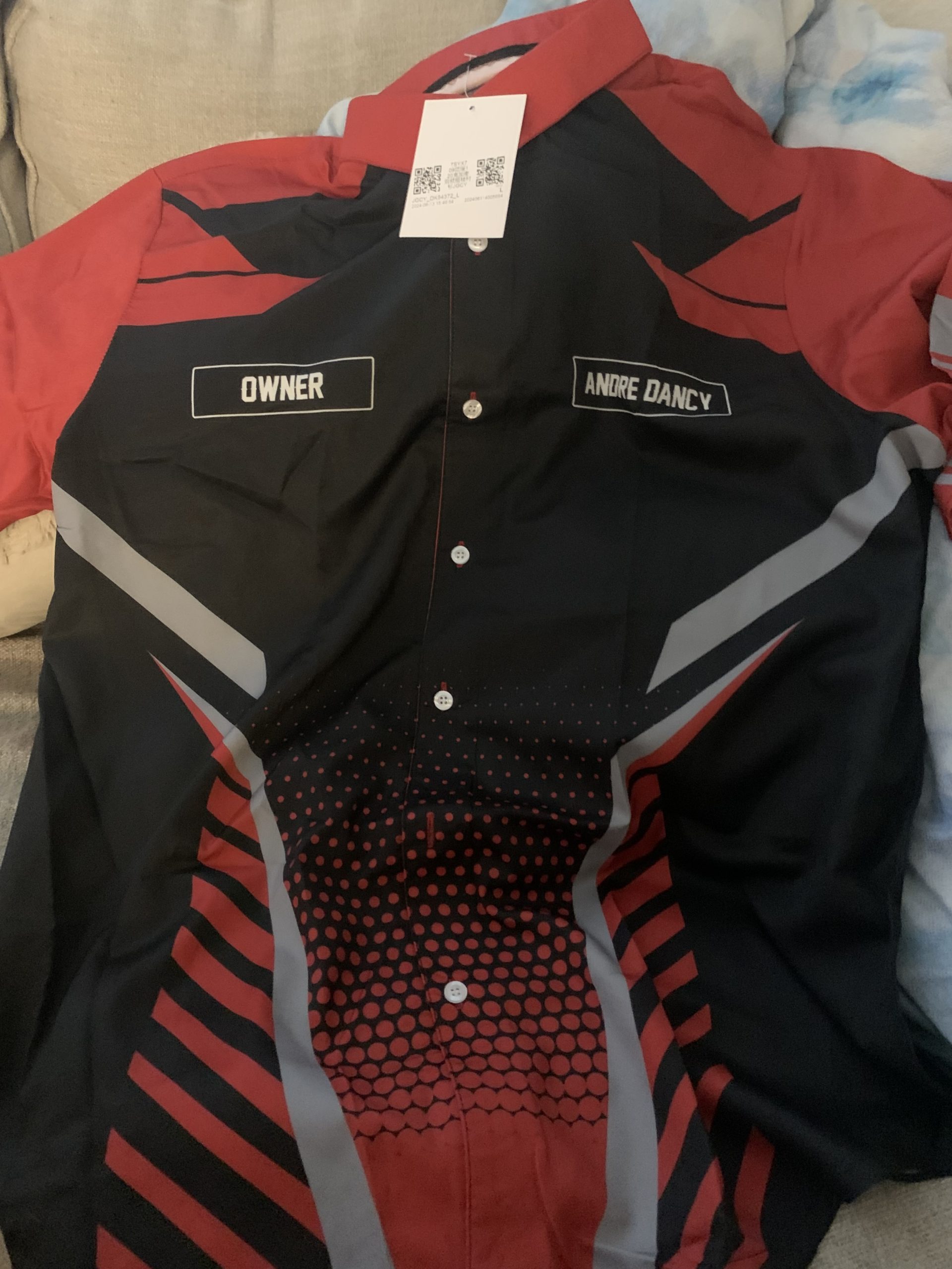 Custom Text And Logo Uniform Workwear Best Gift 3D All Over Printed Clothes FA101 photo review