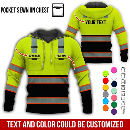 Pocket –Personalized Name And Heavy Equipment All Over Printed Clothes ...