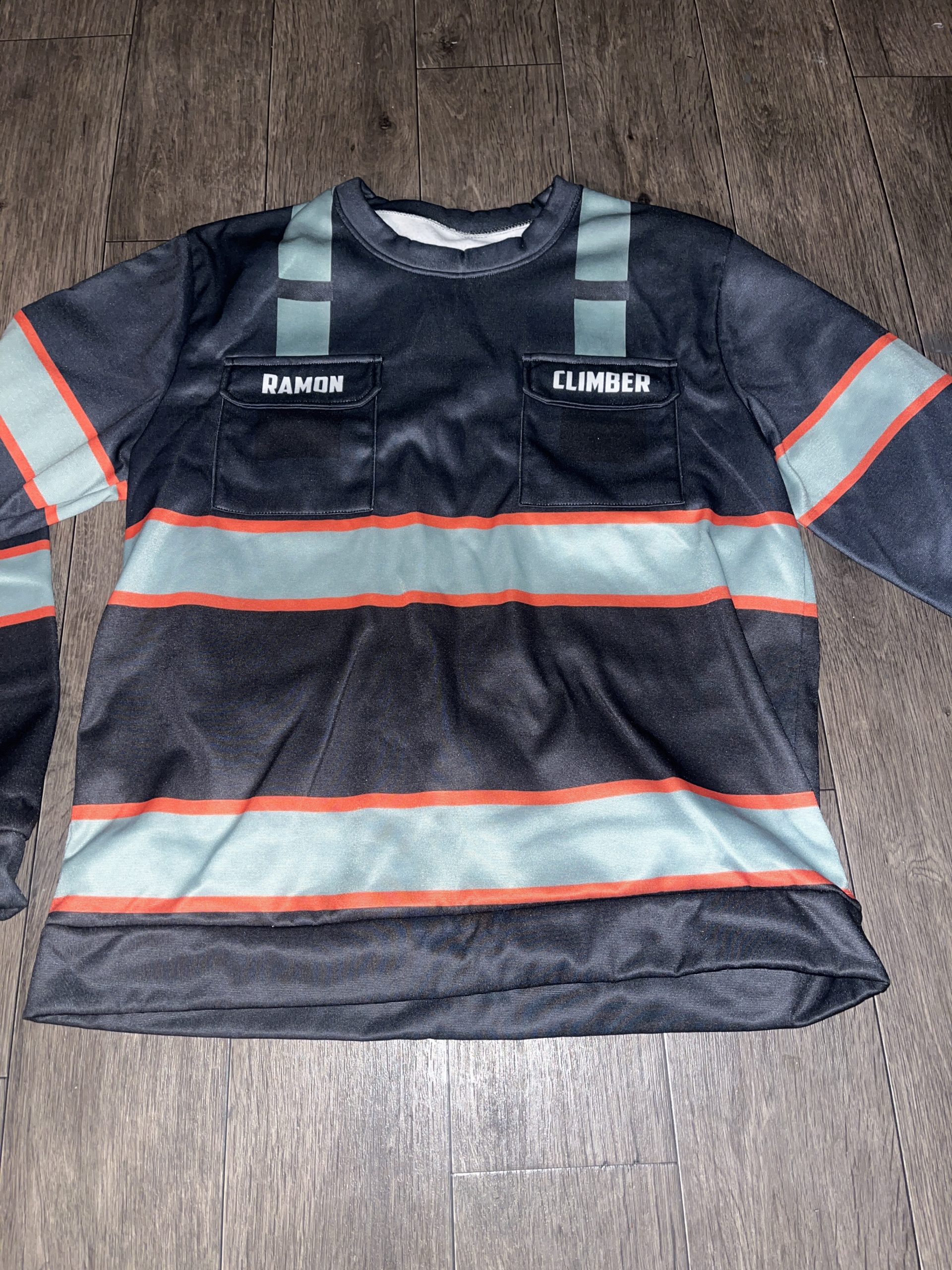 Click to view full screen Pocket - Custom Text Uniform Full Colors All Over Printed Clothes GE908 photo review