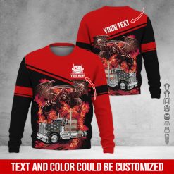 Custom Text Semi Truck Uniform 3D Hoodie - photo 122