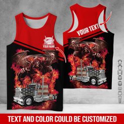 Custom Text Semi Truck Uniform 3D Hoodie - photo 126