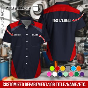 Custom Logo Mechanic Uniform 3D Printed With Pocket - photo 120