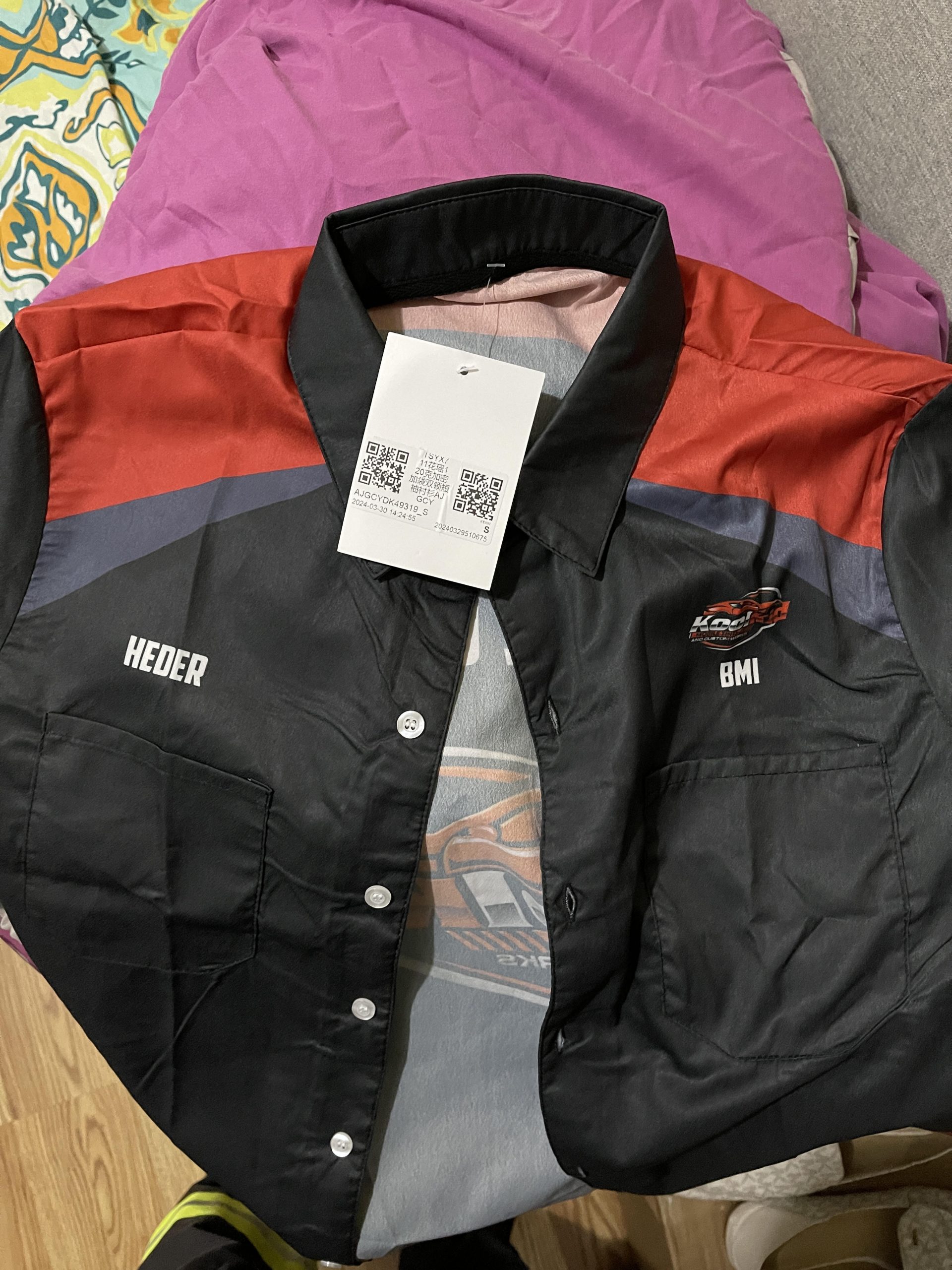 Click to view full screen Pocket – Customized Text and Logo Mechanic Uniform 3D All Over Printed Clothes FA795 photo review