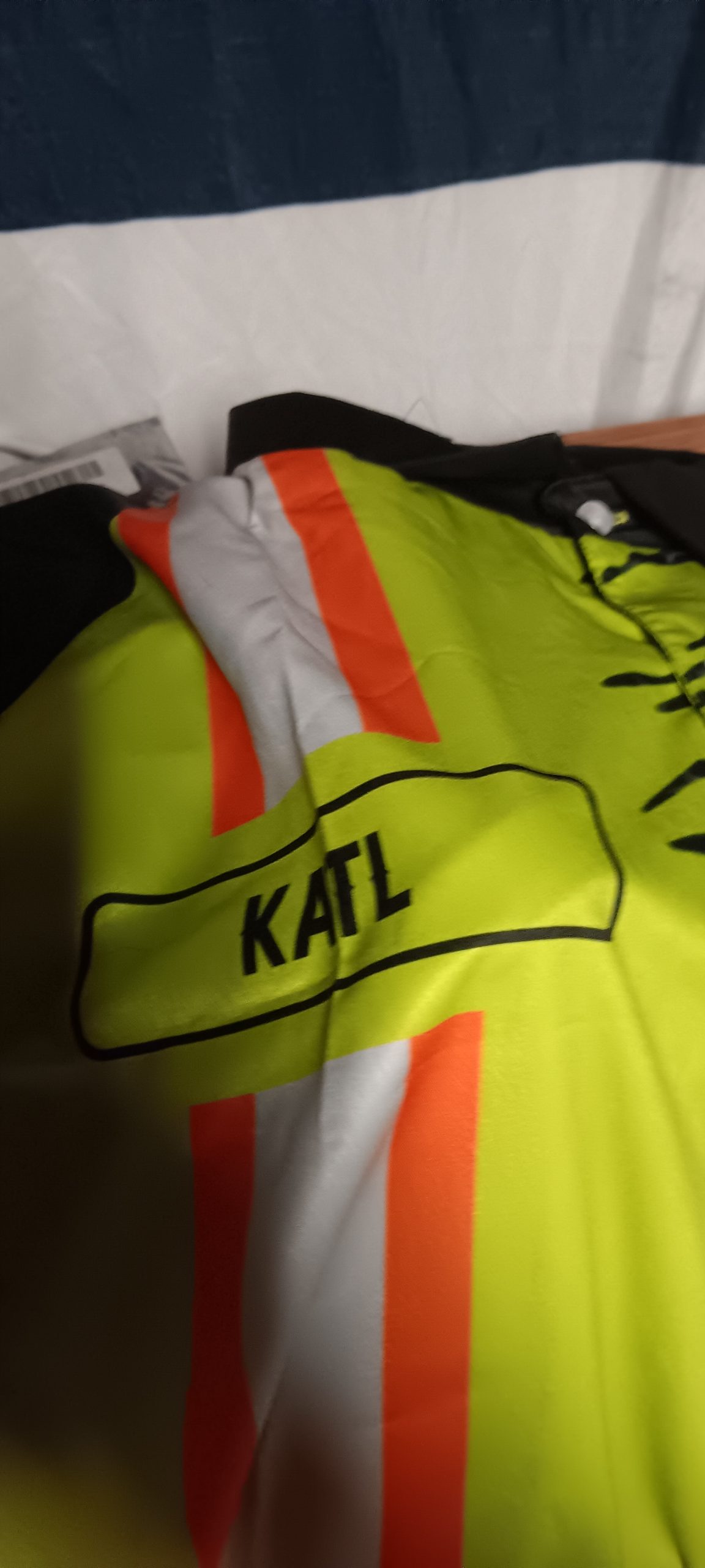 Click to view full screen Customized Name And Text Uniform All Over Printed Clothes AG815 photo review