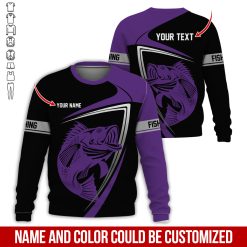 Custom Text Love Fishing Full Color Hoodie - photo 118